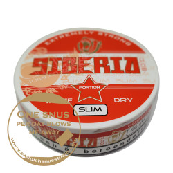 Siberia -80°C White Dry Slim Snus | Extra Strong Mint Power