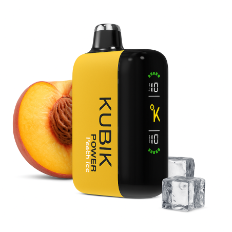 KUBIK Power Peach Ice | Süß-erfrischender Einweg-Vape mit 30.000 Zügen