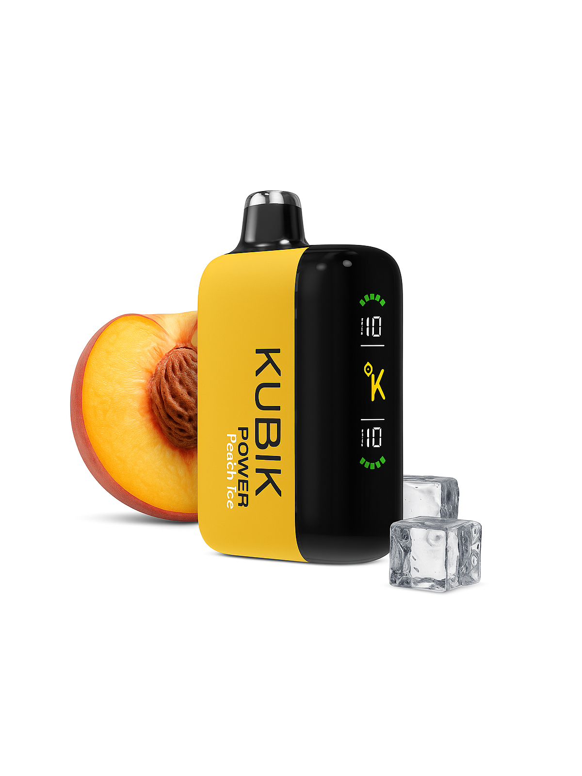 KUBIK Power Peach Ice | Süß-erfrischender Einweg-Vape mit 30.000 Zügen