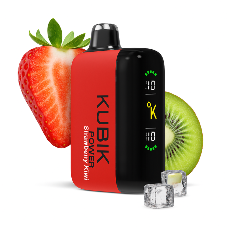 KUBIK Power Strawberry Kiwi | Fruchtiger Einweg-Vape mit 30.000 Zügen