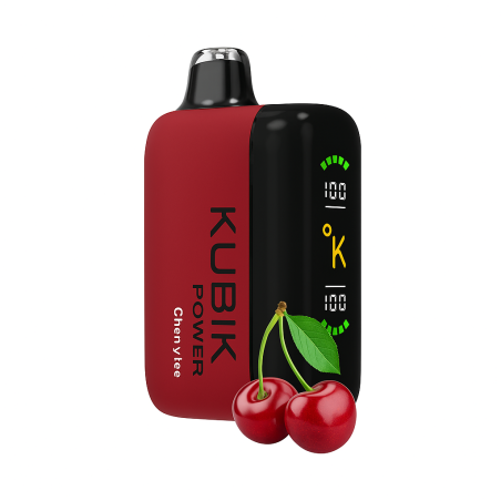 KUBIK Power Cherry Ice | Süß-frischer Einweg-Vape mit 30.000 Zügen