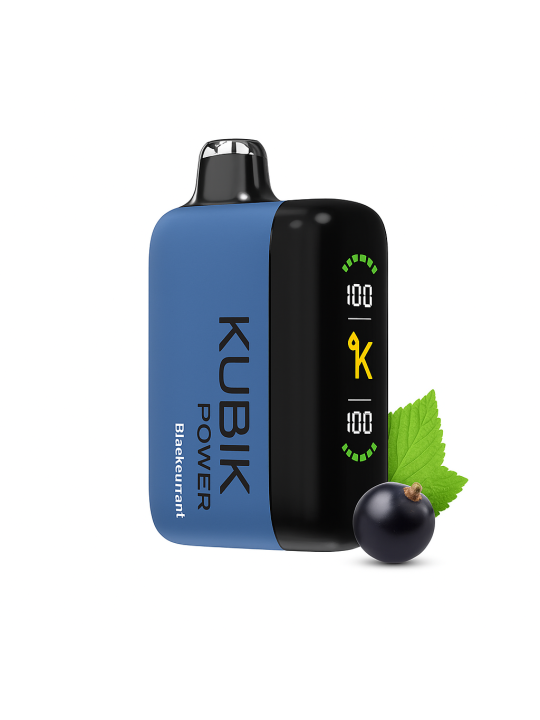 KUBIK Power Blackcurrant | Fruchtiger Einweg-Vape mit 30.000 Zügen