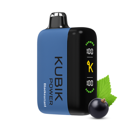 KUBIK Power Blackcurrant | Fruchtiger Einweg-Vape mit 30.000 Zügen