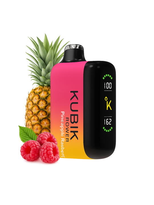 KUBIK Power Pineapple Raspberry | Einweg-Vape mit 30.000 Zügen
