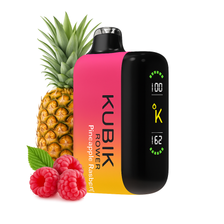 KUBIK Power Pineapple Raspberry | Einweg-Vape mit 30.000 Zügen
