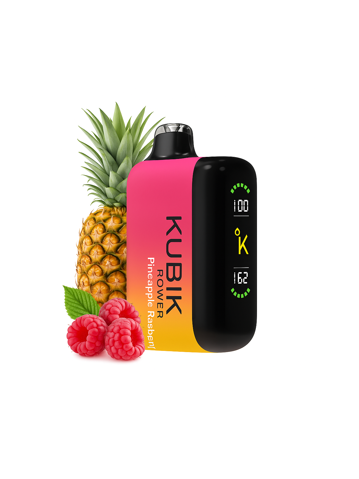 KUBIK Power Pineapple Raspberry | Einweg-Vape mit 30.000 Zügen